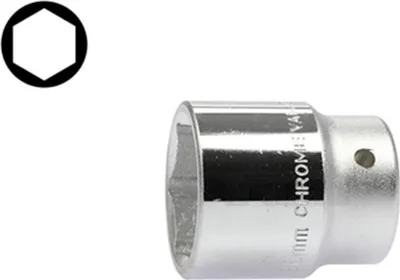 Immagine prodotto di TRIUMF Presa da 3/4", 6 bordi 60 mm, noce liscio