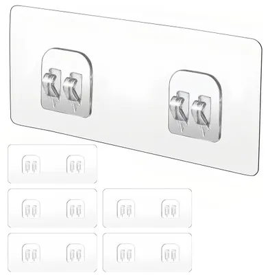 Selbstklebende Haken (6 Stück) für Duschregal, Bad & Küche