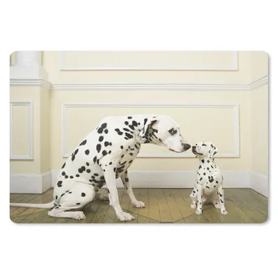 Produktbild von MuchoWow® Schreibtischunterlage Hund - Welpe - Haus 60x40 cm - XXL Mauspad - Großes Mauspad