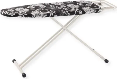 Image de SensaHome Planche à repasser - Table de repassage pliable avec support de fer - 120×38cm - Fleurs
