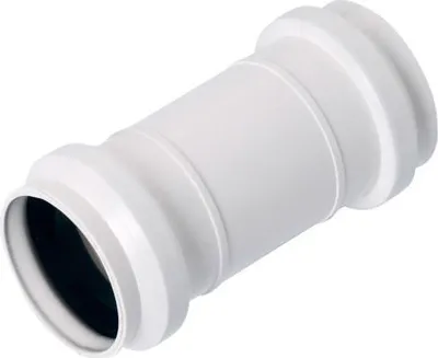 Obrázok produktu pre Pripojovacia objímka na potrubie biela 50 mm
