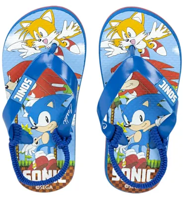 Produktbild von Zehentrenner Sonic The Hedgehog mit Riemchen Blau 34/35