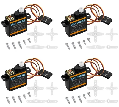Micro Digital Servo 4.3g, Hochgeschwindigkeit, 4 Stück