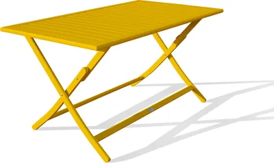 Image de Table de jardin pliante en aluminium