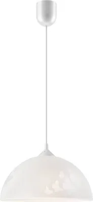 Produktbild von Hängeleuchte E27 weiss Ø30cm H:60cm dimmbar