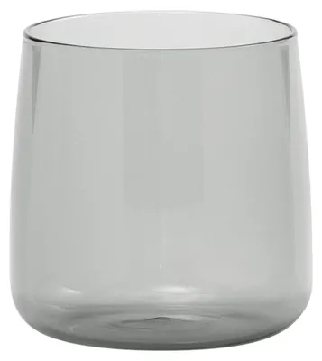 Immagine prodotto di Zafferano Set 6 Bicchieri No Bilia in Vetro Borosilicato Soffiato a Mano Colore Grigio Design Moderno ed Elegante per Servizio Tavola Raffinato