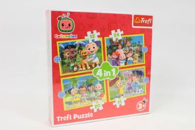 Image de TREFL Puzzle Cocomelon : rencontre 4in1 ( 12,15,20,24 pièces)