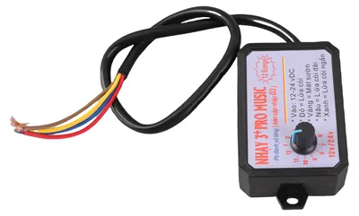 Image de Commande de klaxon de voiture - Unité desonore pour haut-parleur de klaxon électrique avec 12 effets sonores commutables, 12-24 V, pour voiture, camion, bateau et embarcation