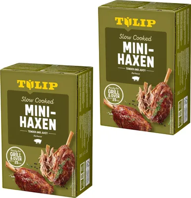 Produktbild von TULIP 2x Mini-Haxe 500g Vakuumverpackt und im Backofen oder Grill zubereitet