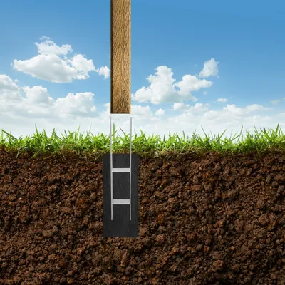 Produktbild von Jopassy 2x H-Anker Pfostenträger Gartenspielgeräte-Zubehör 600MM verzinkt feuerverz Feuerverzinkt Pfostenanker 101MM