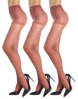 Obrázek produktu pro Balení Boolavard: 2/3/4 kusy. Transparentní elastické punčochy, 20 den. Punčochy