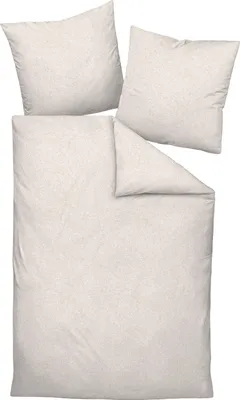 Produktbild von Janine Design Bettwäsche-Garnitur Mako-Satin 45106 MILANO Farbe beige Größe 135x200+80x80