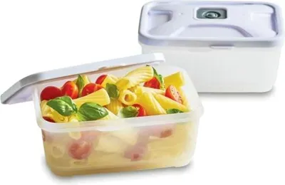 Obrázok produktu pre Solis 92285, Súprava desiatového boxu, Dospelý, Priehľadná, Biela, Plast, Jednofarebné, Obdĺžnikový