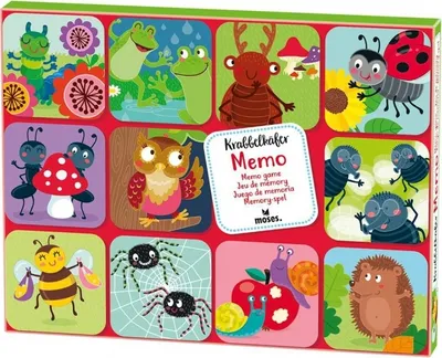 Produktbild von memory-Spiel Krabbelkäfer 48-teilig