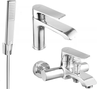 Produktbild von Mexen Pecos R72 Badewannenset, Chrom - 72703R72-00