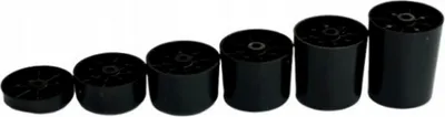 Produktbild von Set 4st Polsterfuß Möbelgleiter Füße Sesselerhöhung Kunststoff Sofafüß Gleitgut 20mm