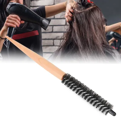 Image de Petite brosse à cheveux ronde, peigne de coiffeur, bigoudis, maquillage, crêpage (20#)