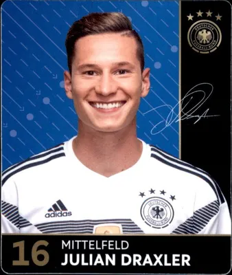 Produktbild von 16 - Julian Draxler - REWE WM18 Sammelkarte