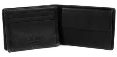 Produktbild von Esquire Leder Geldbörse Logo Wallet Black schwarz