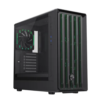 Immagine prodotto di GAMEMAX, case per gaming, Claw 460 BK, midi tower, senza alimentatore, USB/audio, ATX
