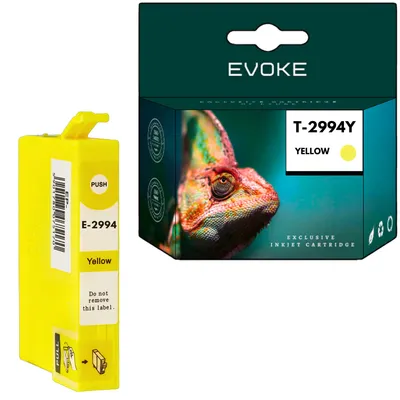 Produktbild von Evoke kompatible Tinte für Epson T2994 2994 C13T29944010 Gelb Expression Home XP-235 XP-240 XP-245 XP-247 XP-250 XP-255 XP-257 XP-330 XP-332 XP-335 XP-340 XP-342 XP-345 XP-350 XP-352 XP-355 XP-430 XP-432 XP-435 XP-440 XP-442 XP-445 XP-450 XP-452 XP-455