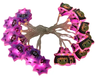 Produktbild von Halloween-Lichterkette, 20 LED-Fensterlichter für die Halloween-Party zu Hause