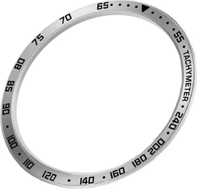 Zdjęcie produktu dla INF Pierścień ze stali nierdzewnej do Samsung Galaxy Watch8 Classic 46mm Black+Sliver 46 mm