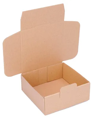 Produktbild von Kartonverpackung nach Maß (100 Stück, 155 x 155 x 65 mm)