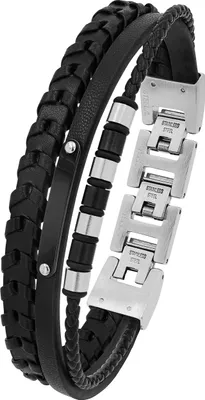 Produktbild von S.Oliver Herren Leder Armband 2039735