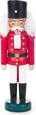 Productafbeelding van Husar, rood-wit (13 cm), notenkraker van Dregeno Seiffen