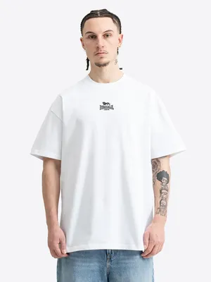 Produktbild von Herren T-Shirt Oversize NEW BEWICK White/Black M Lonsdale