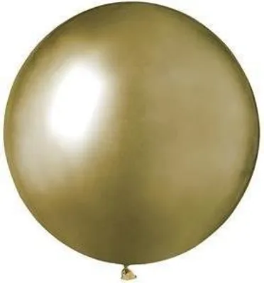 Produktbild von Latexballons, Gold glänzendes Chrom, 47,5 cm, 25 Stk.