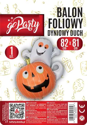 Produktbild von Folienballon „Kürbisgeist“, 82 x 81 cm – GoParty