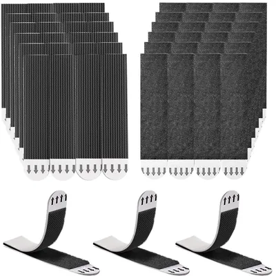 Zdjęcie produktu dla Taśma samoprzylepna, mocna, czarna, 20 mm x 90 mm, 48 sztuk