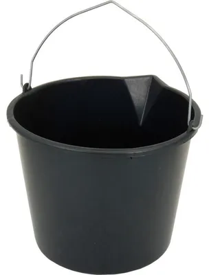 Produktbild von Prosperplast Eimer - schwarz - Kunststoff - mit Ausguss - 20 l