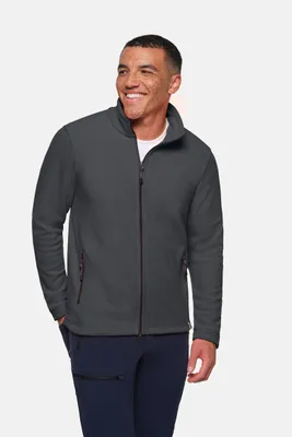 Zdjęcie produktu dla HAKRO Bluza męska z polaru, model #846, rozmiar 4XL, kolor antracyt