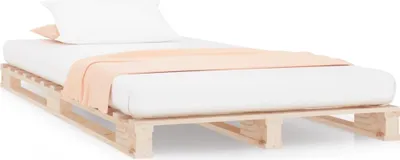 Immagine prodotto di vidaXL Letto a pallet 100x200 cm in legno di pino massiccio