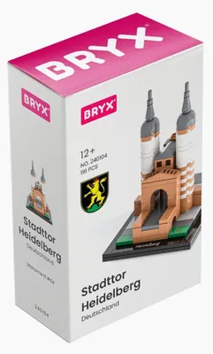 Produktbild von BRYX Stadttor Heidelberg Klemmbaustein Set 116 Teile ab 12 Jahre