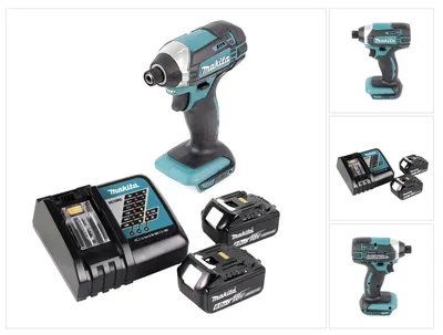 Obrázek produktu pro Akumulátorový rázový utahovák Makita DTD 152 RG 18 V 165 Nm + 2x akumulátor 6,0 Ah + nabíječka.