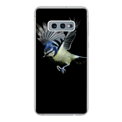 Produktbild von MuchoWow® Handyhülle Schutzhülle Hülle für Samsung Galaxy S10e Vogel - Federn - Porträt Silikon Softcase Handy Hülle - Handy