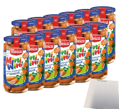 Produktbild von Meica Mini Wini Singles Karotte VPE (12x380g Glas) + usy Block