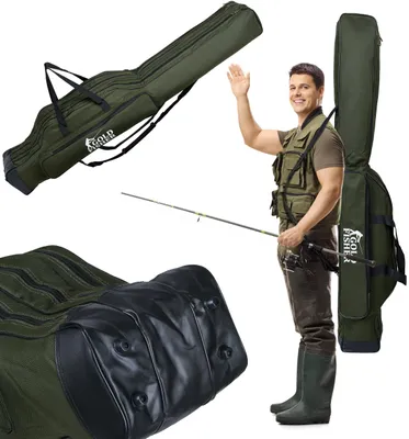 Produktbild von Gold Fisher 160 cm Rutenfutteral mit 3 Fächern