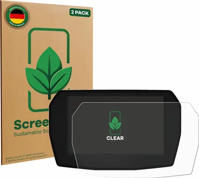 Produktbild von 2x ScreenLeaf Schutzfolie für Ducati Streetfighter V2 2025 nachhaltiger Displayschutz Display Schutz Folie Klar Transparent