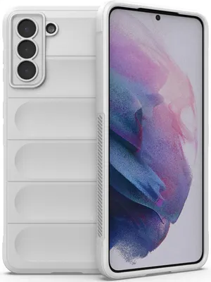 Produktbild von Samsung S21+ 5G Hülle, Weich TPU Silikon Stossfest Anti-rutsch Schutzhülle für Samsung Galaxy S21 Plus 5G Weiß