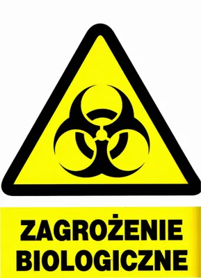 Produktbild von Zoo-44 - Achtung Biogefährdung - Plakat
