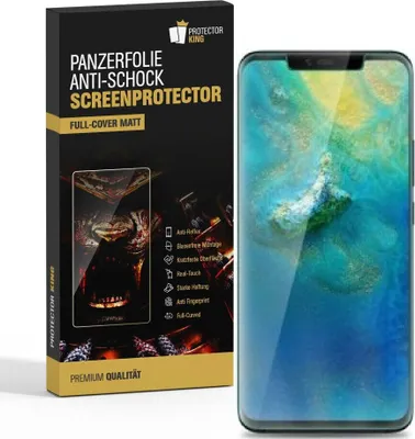 Produktbild von 2x Panzerfolie für Huawei Mate 20 Pro FULL COVER Displayfolie Schutzfolie MATT