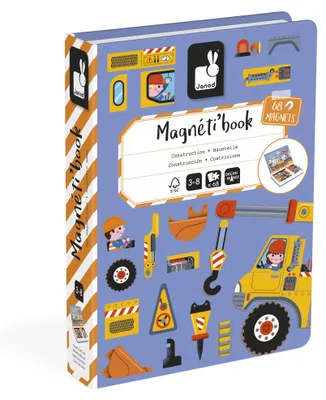 Immagine prodotto di Giocattolo magnetico Janod - Magnetibook costruzione libro magnetico playset