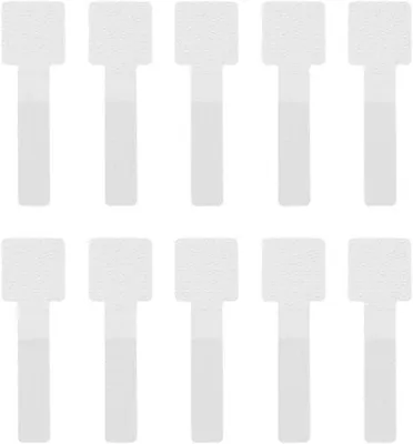 Produktbild von Kabel-Organizer - Kabelbinder Set - Reiner Schreibtisch - Selbstklebendes Design - 10 Stück - Weiß