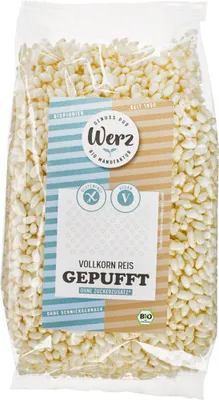 Obrázok produktu pre Werz ryža celozrnná pufovaná125g
