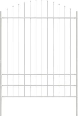 Image de Clôture de jardin Woerden Blanc 170 x 225 cm
